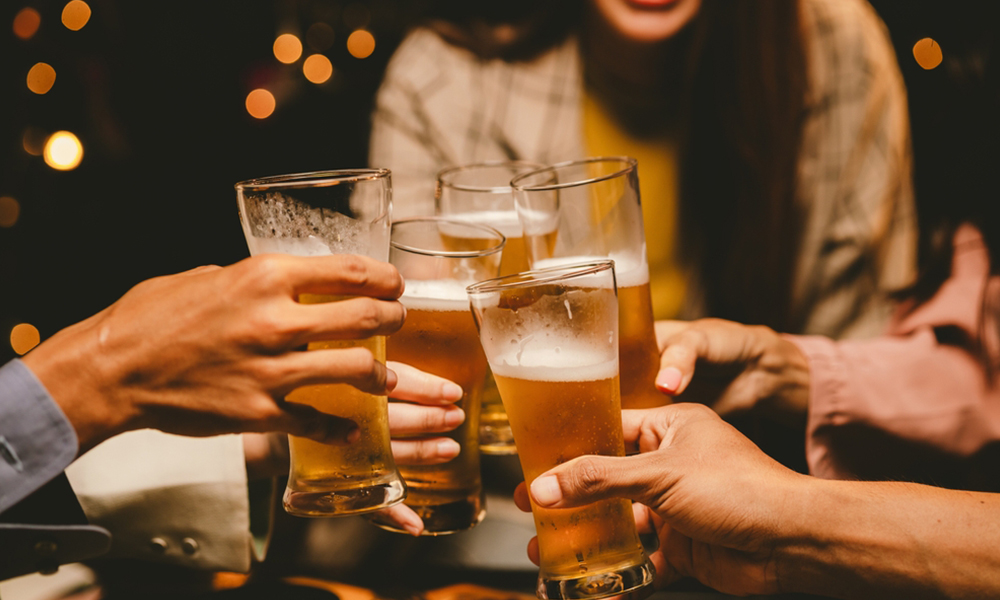 Degustação de cerveja - brinde de cerveja